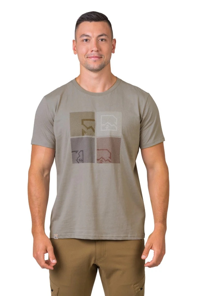 T-shirt de randonnée 100% coton 190 g/m2 pour homme "Hannah − RAMONE"