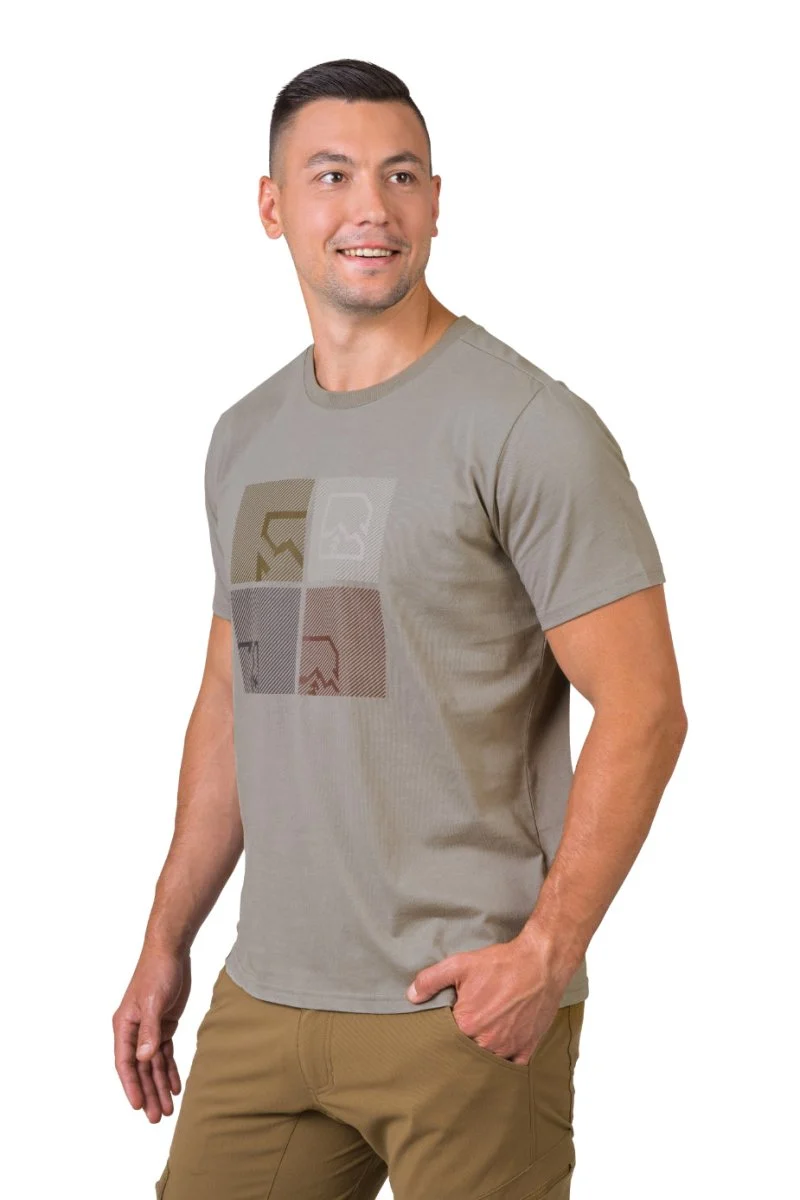 T-shirt de randonnée 100% coton 190 g/m2 pour homme "Hannah − RAMONE"