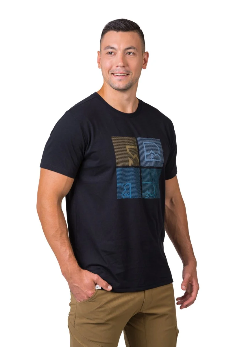 T-shirt de randonnée 100% coton 190 g/m2 pour homme "Hannah − RAMONE"