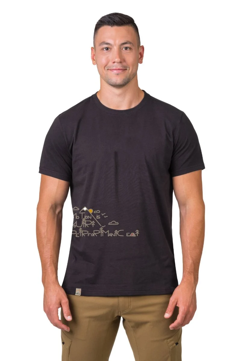 T-shirt de randonnée 100 % de coton biologique pour Homme "Hannah − SKATCH"