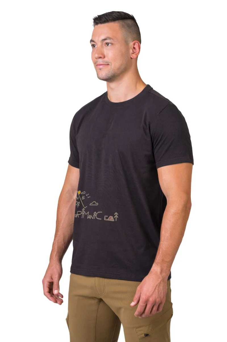 T-shirt de randonnée 100 % de coton biologique pour Homme "Hannah − SKATCH"