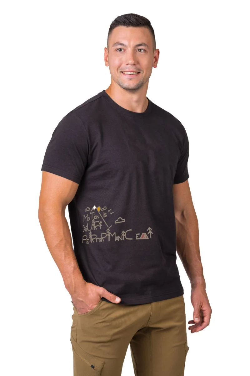 T-shirt de randonnée 100 % de coton biologique pour Homme "Hannah − SKATCH"