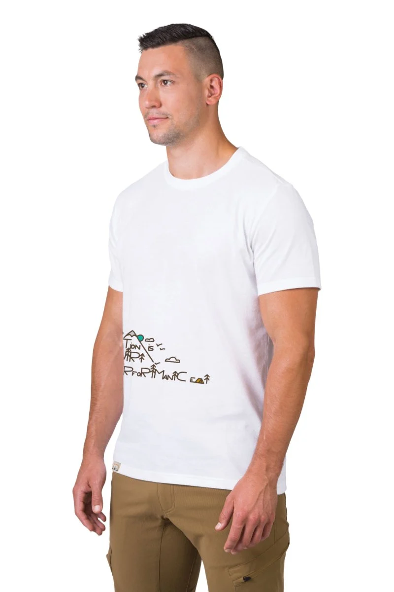 T-shirt de randonnée 100 % de coton biologique pour Homme "Hannah − SKATCH"
