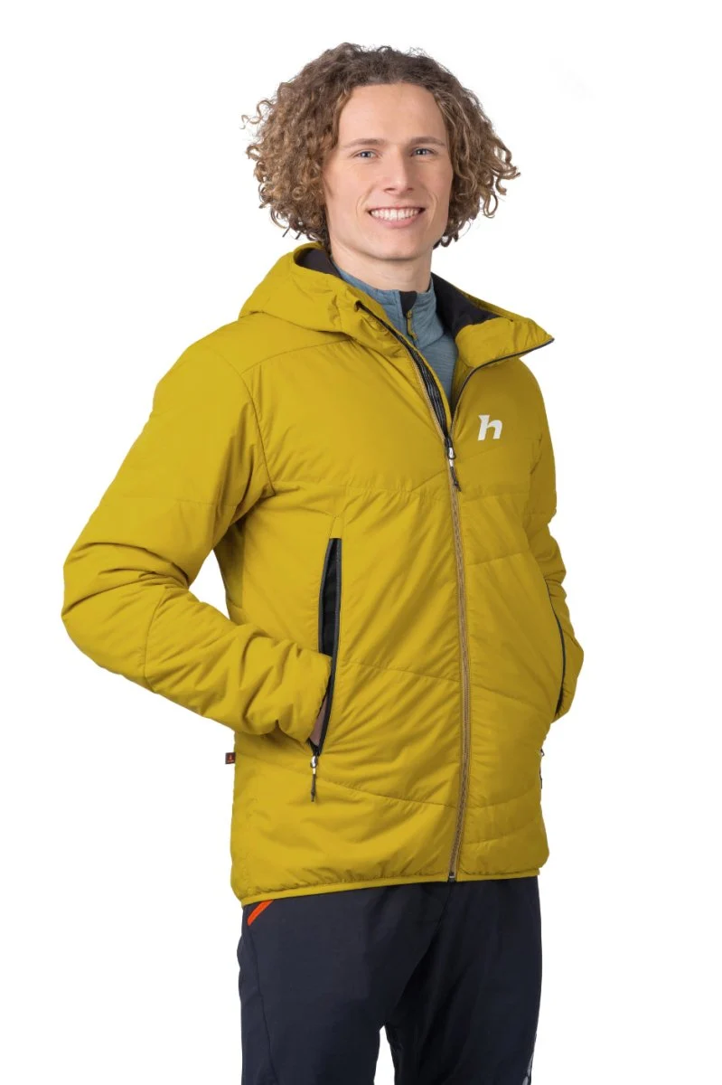 Doudoune / softhsell avec isolation Primaloft Silver Active pour homme "Hannah − GABBER HOODY"