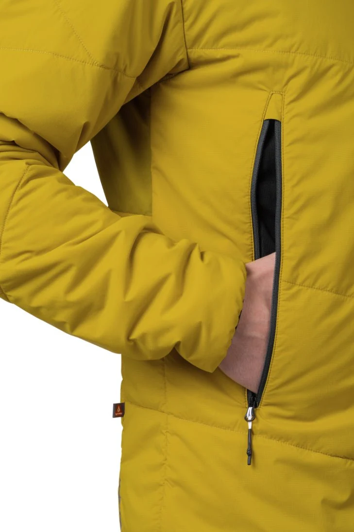 Doudoune / softhsell avec isolation Primaloft Silver Active pour homme "Hannah − GABBER HOODY"