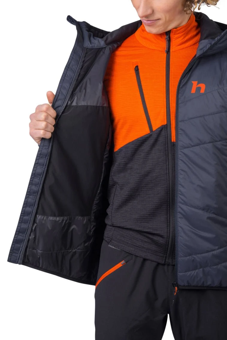 Doudoune / softhsell avec isolation Primaloft Silver Active pour homme "Hannah − GABBER HOODY"