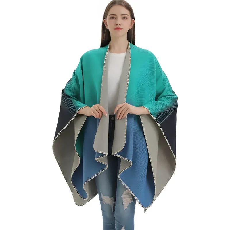 Echarpe poncho femme pas cher