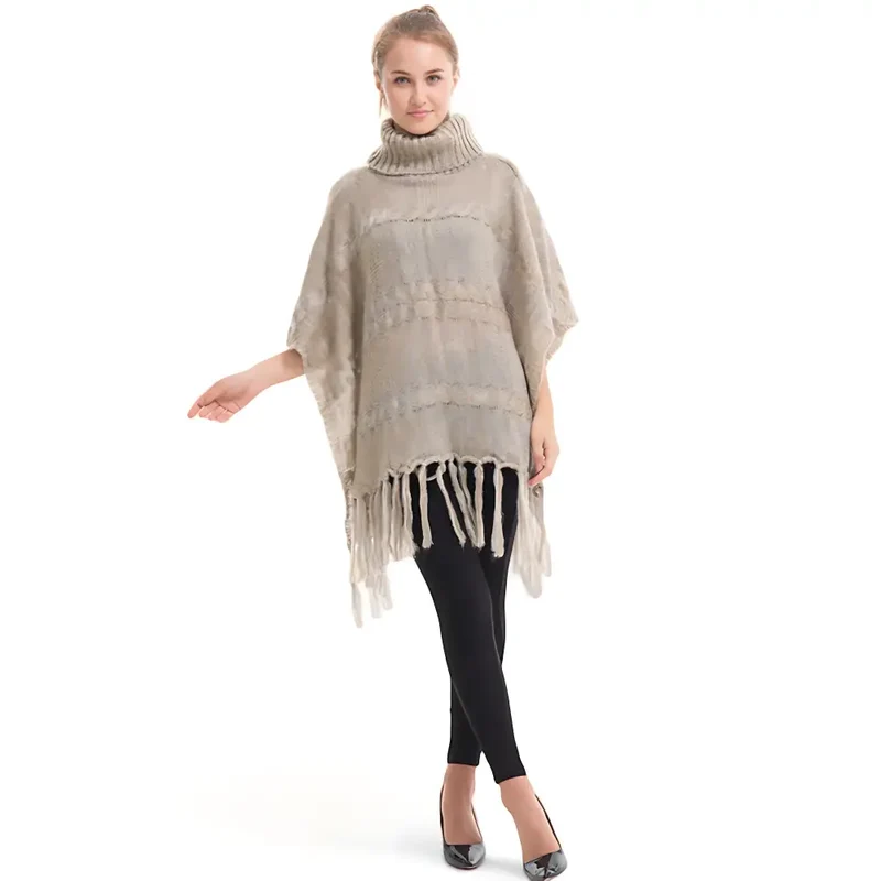 Poncho laine femme enceinte