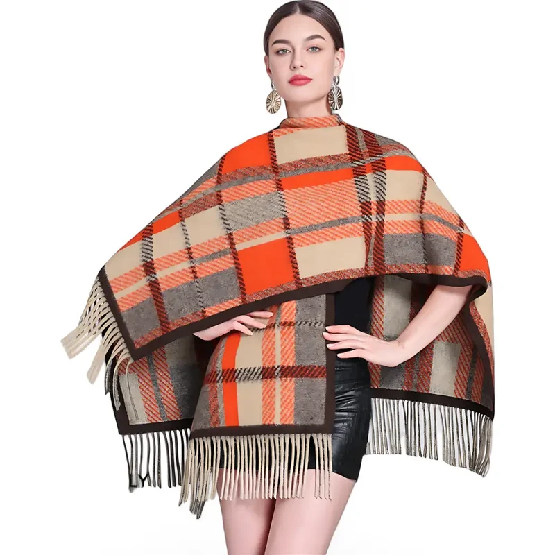 Poncho femme solde