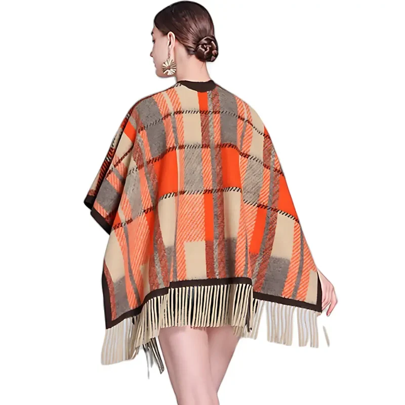 Poncho femme solde