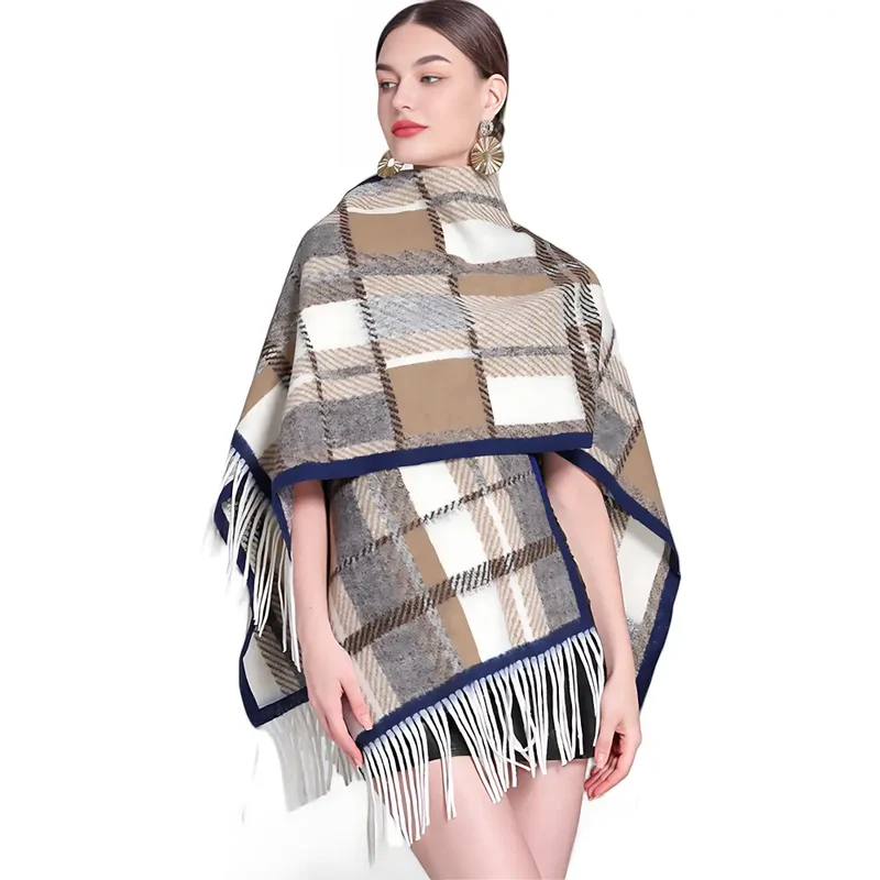 Poncho femme solde