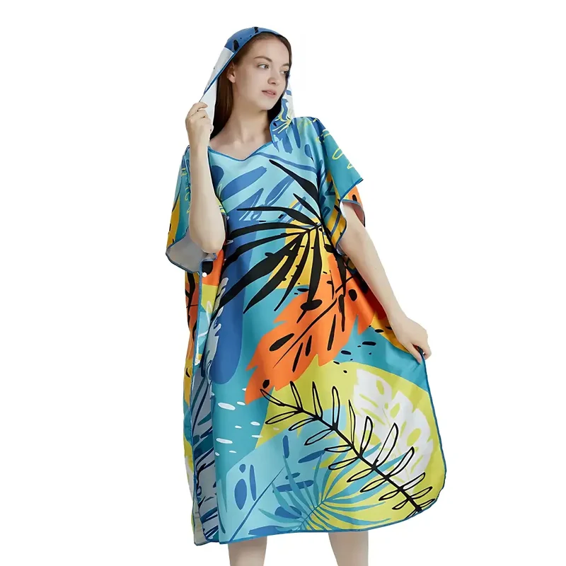 Poncho de plage femme