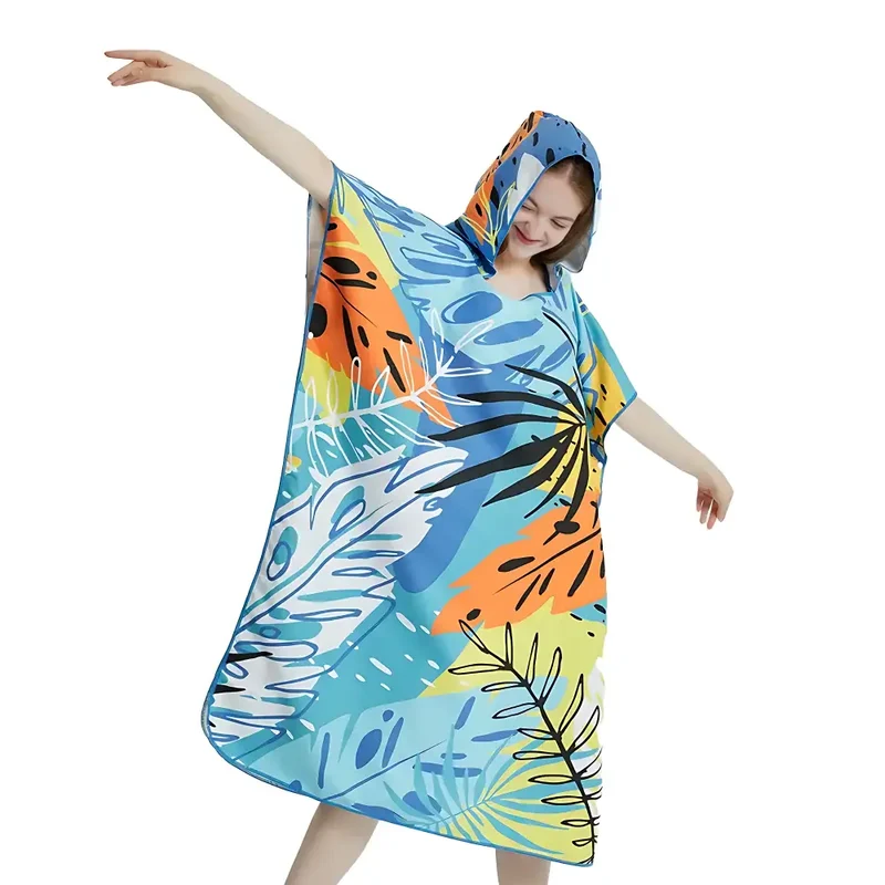 Poncho de plage femme
