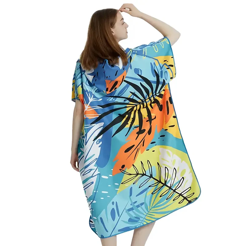 Poncho de plage femme