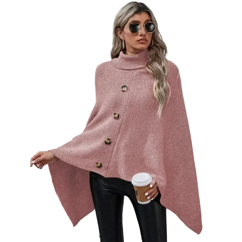 Poncho laine femme tricot