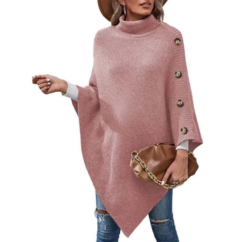 Poncho laine femme tricot
