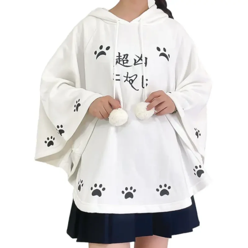 Poncho femme bras