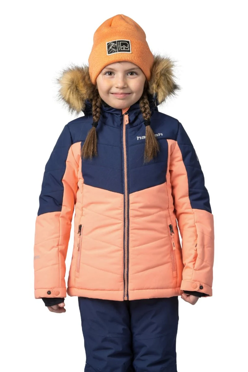 Veste d'hiver / ski avec membrane Resstex 10 000mm, Duratherm High loft pour enfants "Hannah − LEANE JR"