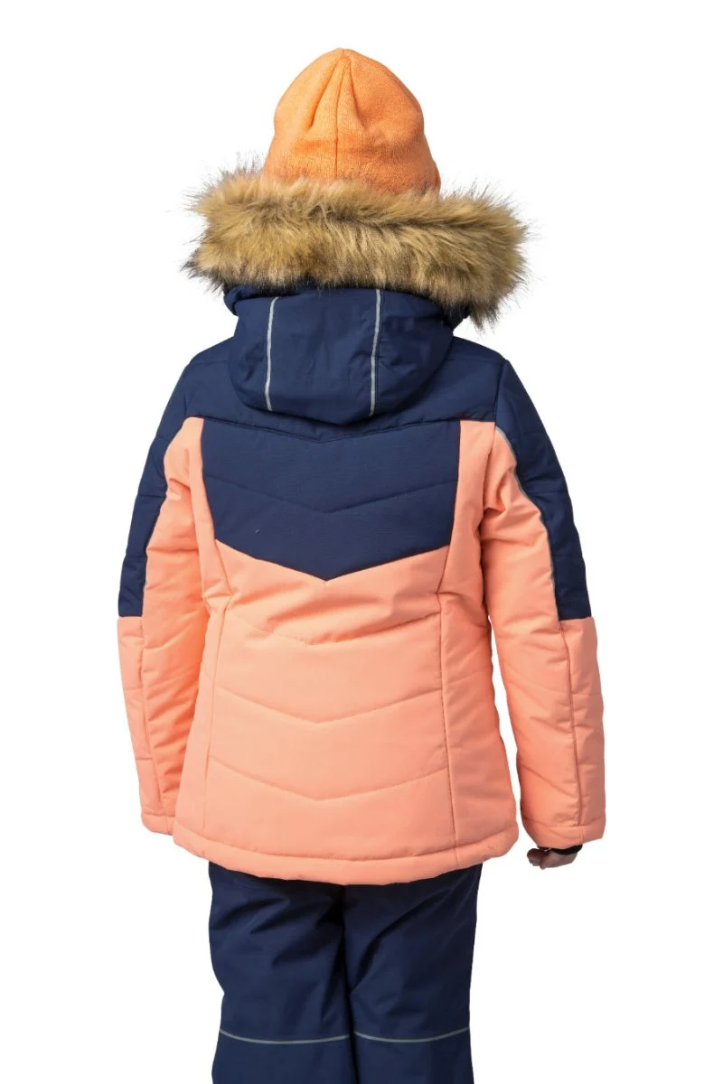 Veste d'hiver / ski avec membrane Resstex 10 000mm, Duratherm High loft pour enfants "Hannah − LEANE JR"