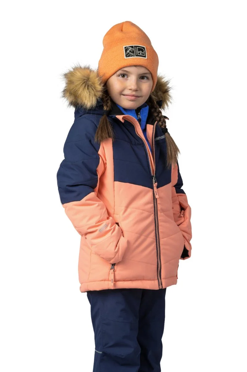 Veste d'hiver / ski avec membrane Resstex 10 000mm, Duratherm High loft pour enfants "Hannah − LEANE JR"