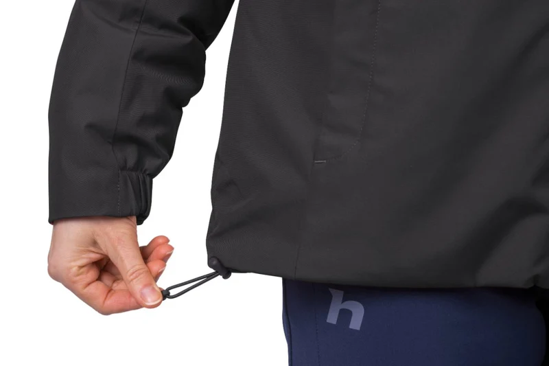 Veste imperméable / Hardhsell de ski avec membrane Resstex & Duratherm classic "Hannah − PEPPER"