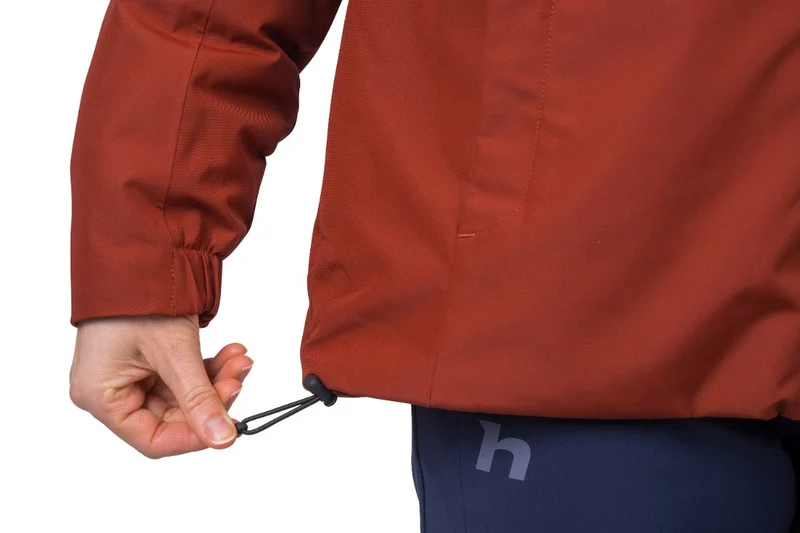 Veste imperméable / Hardhsell de ski avec membrane Resstex & Duratherm classic "Hannah − PEPPER"