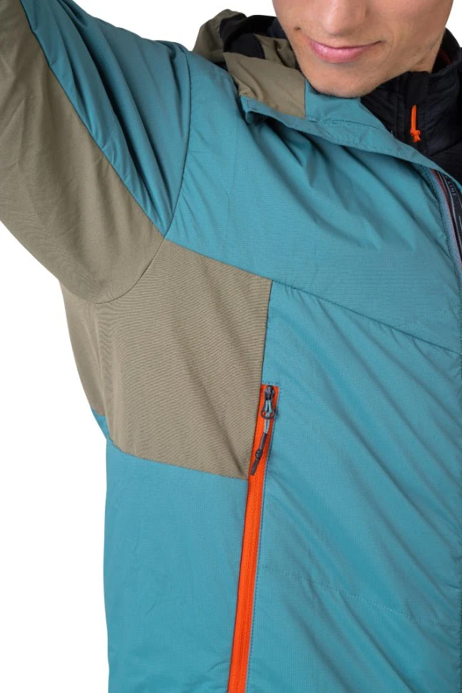 Softshell / polaire avec isolation primaloft & Airlite Windproof pour homme "Hannah − KECHU HOODY"