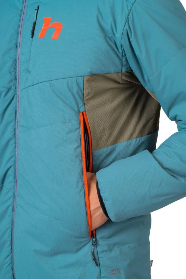 Softshell / polaire avec isolation primaloft & Airlite Windproof pour homme "Hannah − KECHU HOODY"