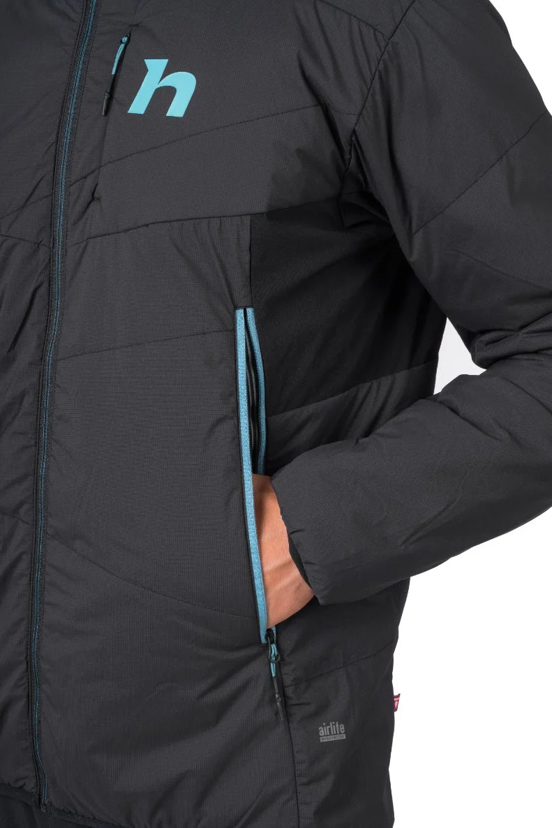Softshell / polaire avec isolation primaloft & Airlite Windproof pour homme "Hannah − KECHU HOODY"