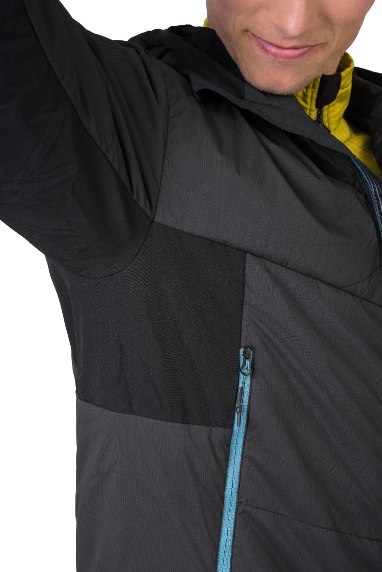Softshell / polaire avec isolation primaloft & Airlite Windproof pour homme "Hannah − KECHU HOODY"