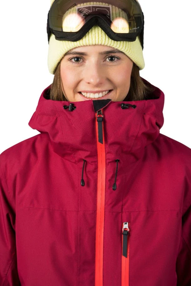 Veste de ski / hardshell montagne pour femme avec membrane Resstex 10 000mm et isolation Duratherm classic "Hannah − MERILA FD"