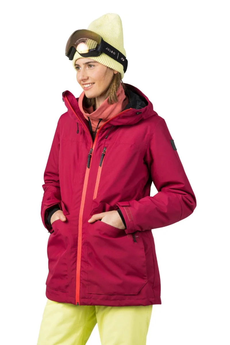 Veste de ski / hardshell montagne pour femme avec membrane Resstex 10 000mm et isolation Duratherm classic "Hannah − MERILA FD"