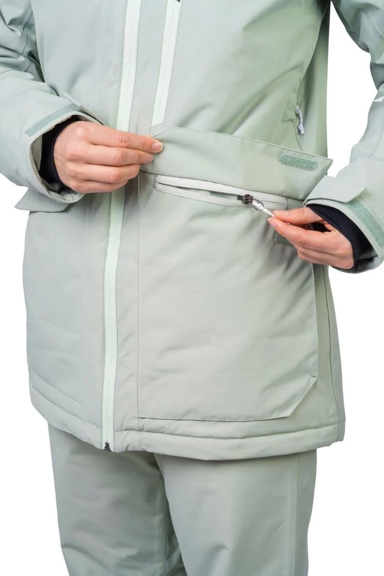 Veste de ski / hardshell montagne pour femme avec membrane Resstex 10 000mm et isolation Duratherm classic "Hannah − MERILA FD"