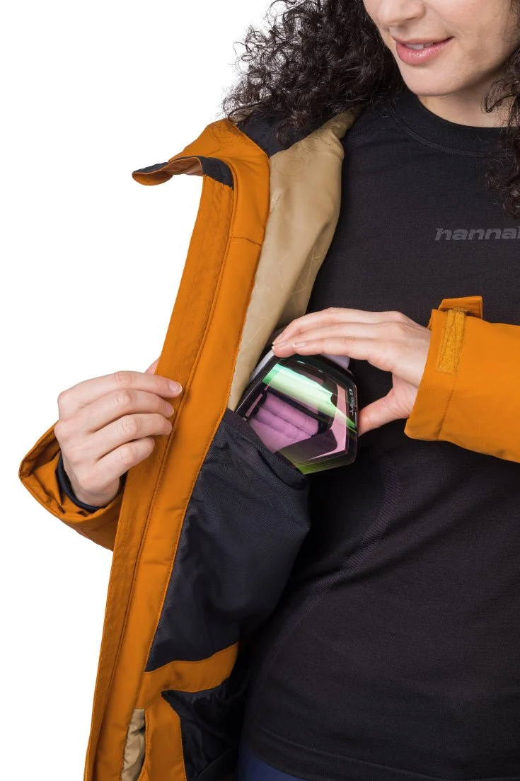 Veste de ski / hardshell montagne pour femme avec membrane Resstex 10 000mm et isolation Duratherm classic "Hannah − MERILA FD"