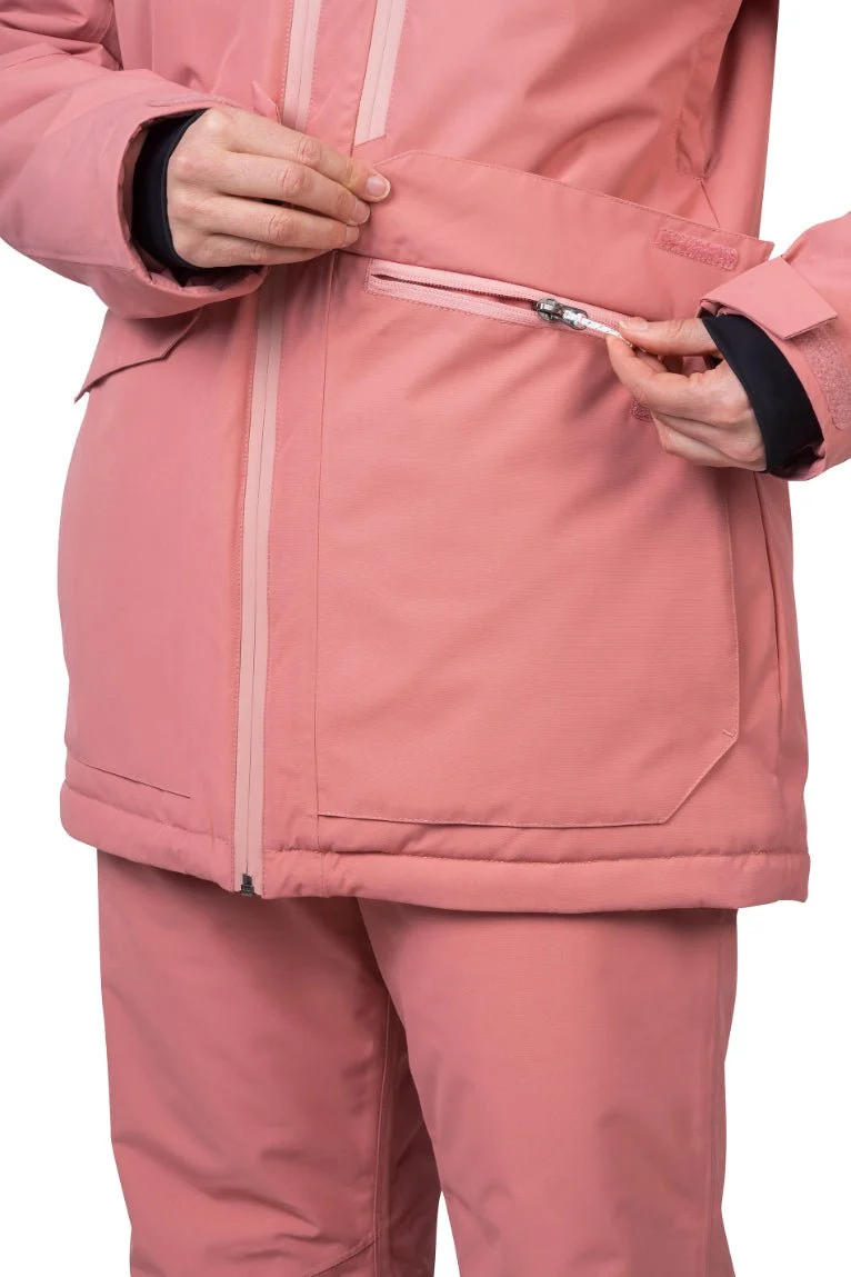 Veste de ski / hardshell montagne pour femme avec membrane Resstex 10 000mm et isolation Duratherm classic "Hannah − MERILA FD"