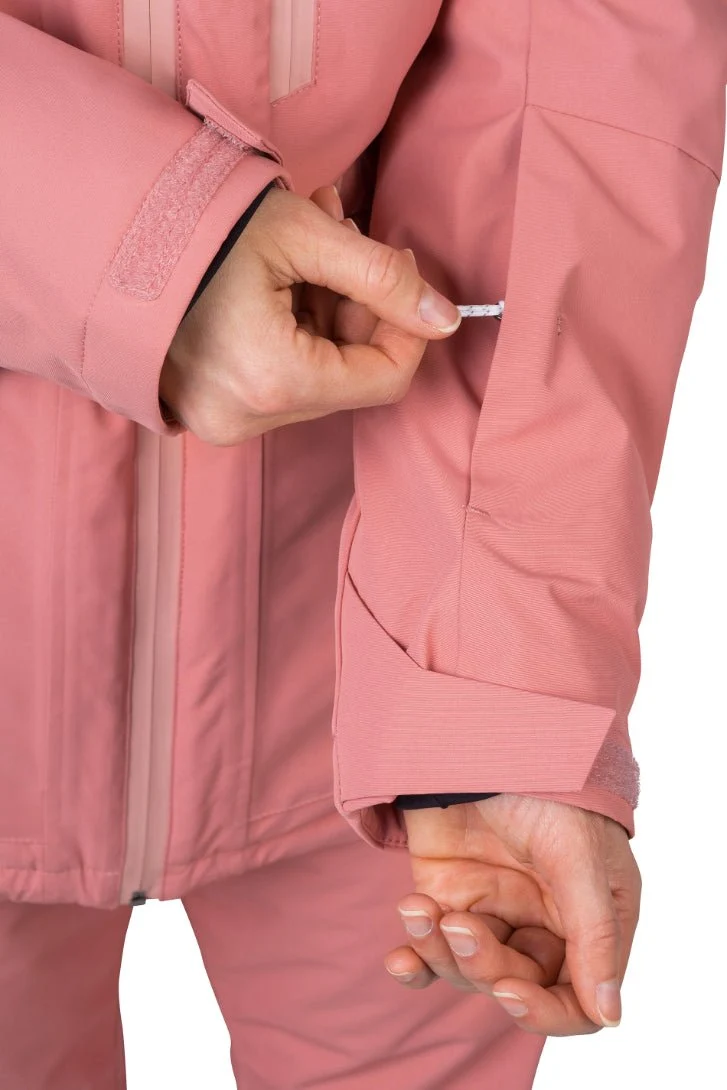 Veste de ski / hardshell montagne pour femme avec membrane Resstex 10 000mm et isolation Duratherm classic "Hannah − MERILA FD"