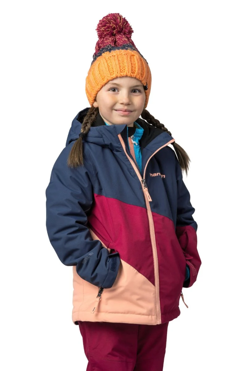 Veste imperméable / Hardhsell de randonnée avec membrane Resstex et isolation Duratherm classic pour enfant "Hannah − KIGALI JR"