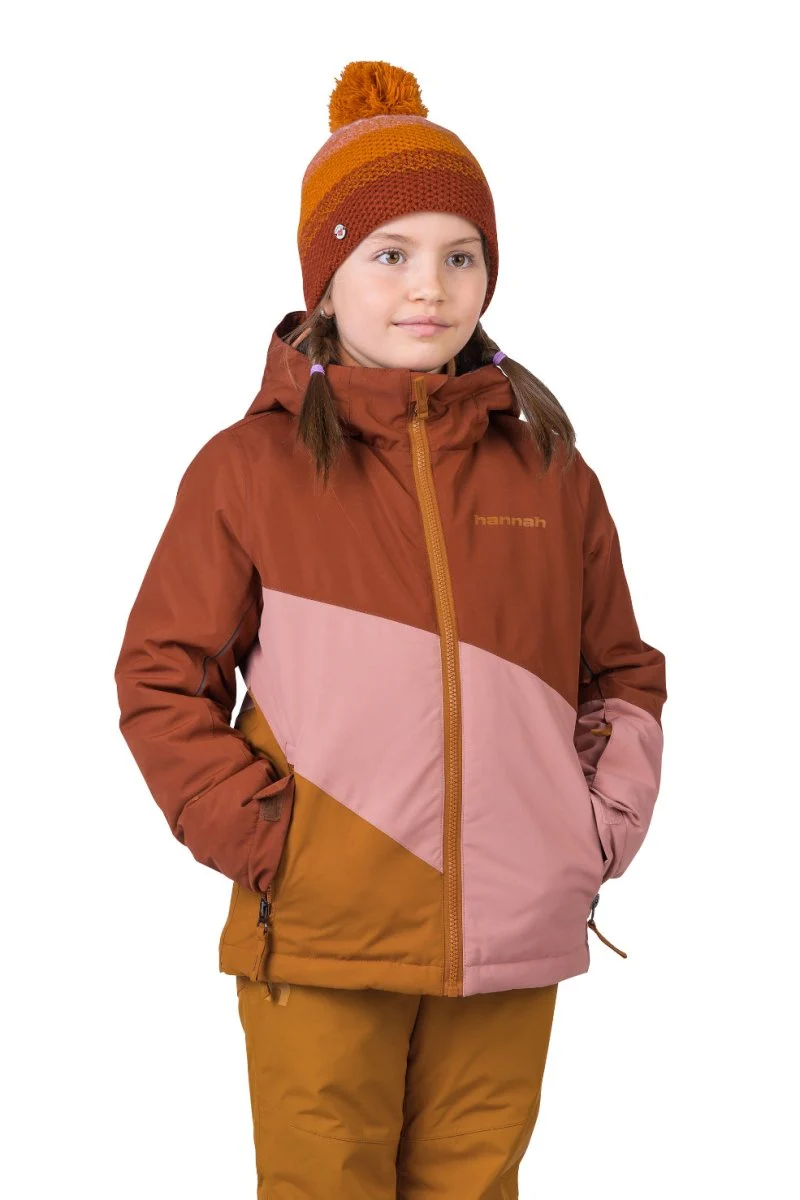 Veste imperméable / Hardhsell de randonnée avec membrane Resstex et isolation Duratherm classic pour enfant "Hannah − KIGALI JR"