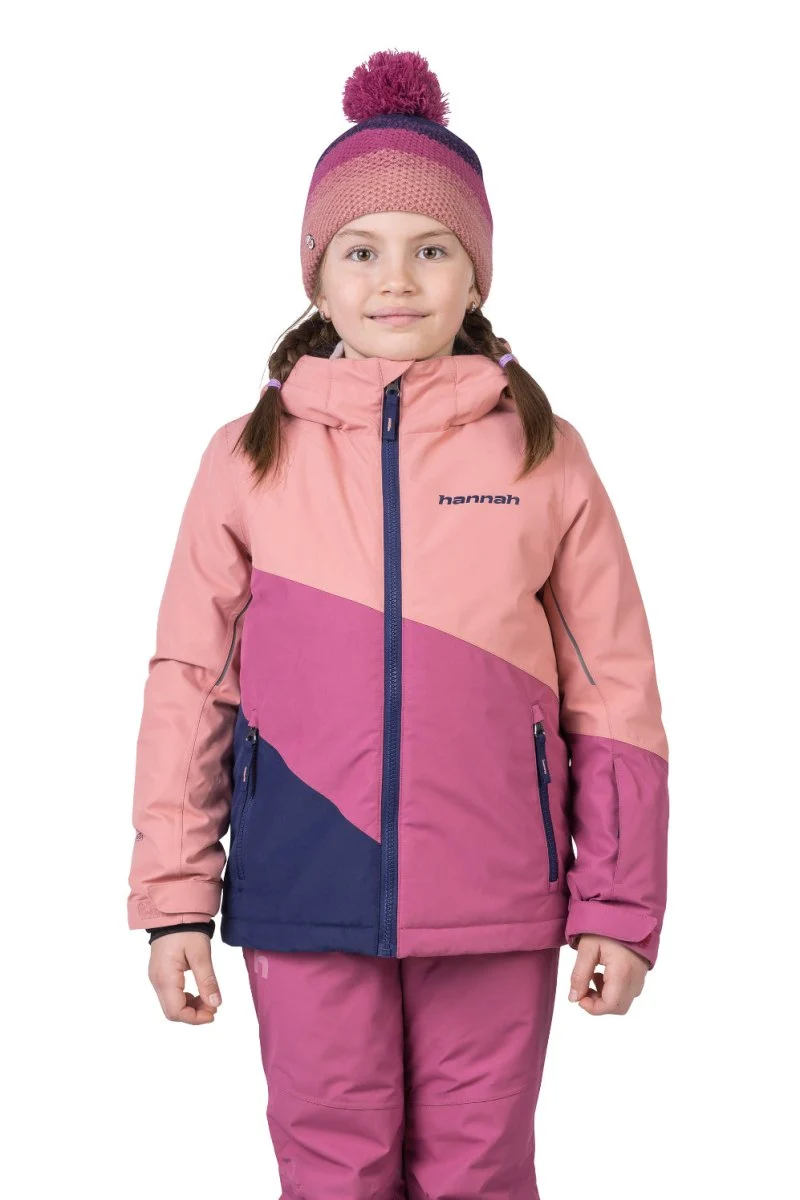 Veste imperméable / Hardhsell de randonnée avec membrane Resstex et isolation Duratherm classic pour enfant "Hannah − KIGALI JR"