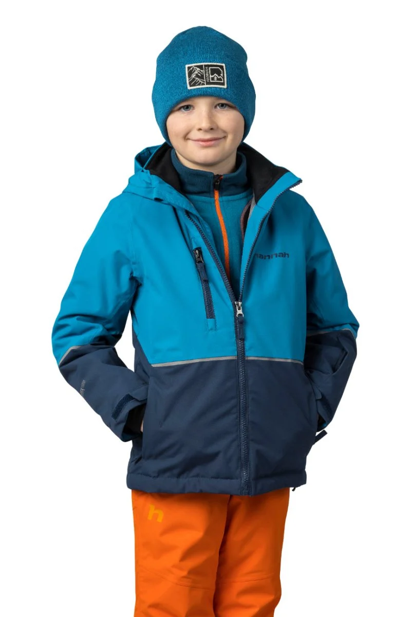 Veste imperméable / hardshell de randonnée DWR avec membrane Resstex et Duratherm classic "Hannah − ANAKIN JR"