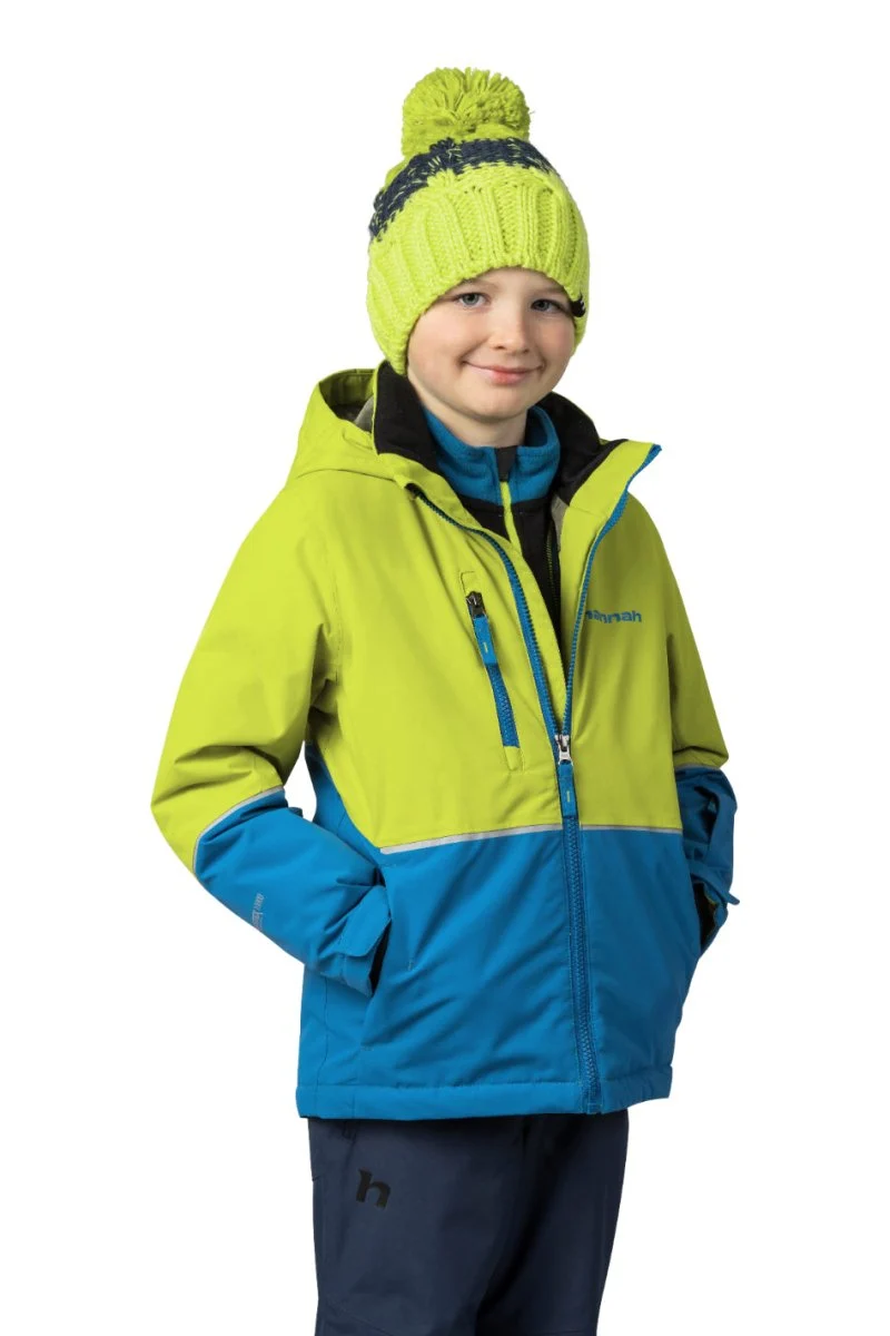 Veste imperméable / hardshell de randonnée DWR avec membrane Resstex et Duratherm classic "Hannah − ANAKIN JR"