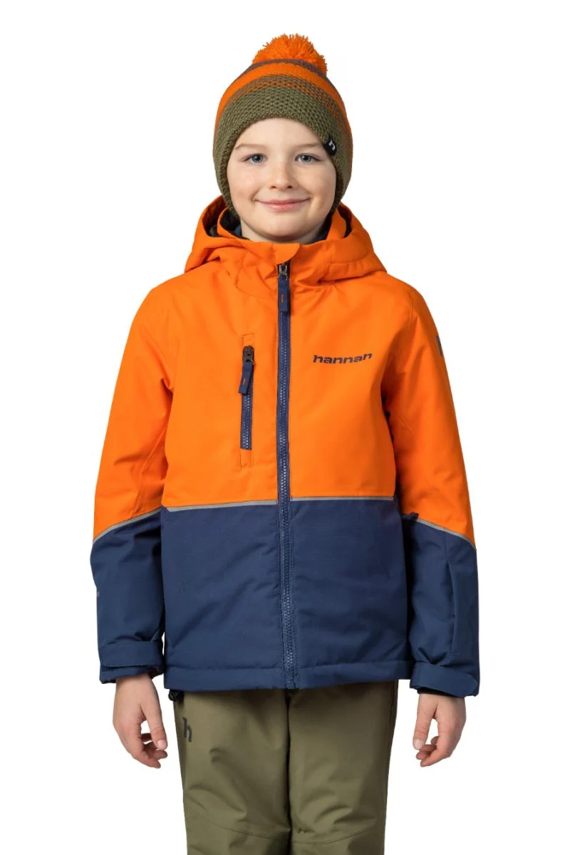 Veste imperméable / hardshell de randonnée DWR avec membrane Resstex et Duratherm classic "Hannah − ANAKIN JR"