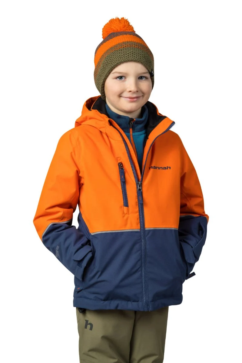Veste imperméable / hardshell de randonnée DWR avec membrane Resstex et Duratherm classic "Hannah − ANAKIN JR"