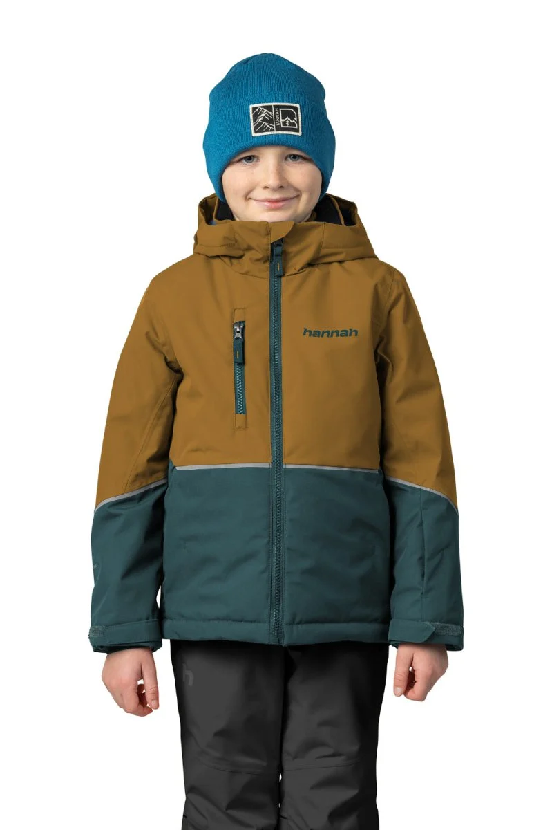 Veste imperméable / hardshell de randonnée DWR avec membrane Resstex et Duratherm classic "Hannah − ANAKIN JR"