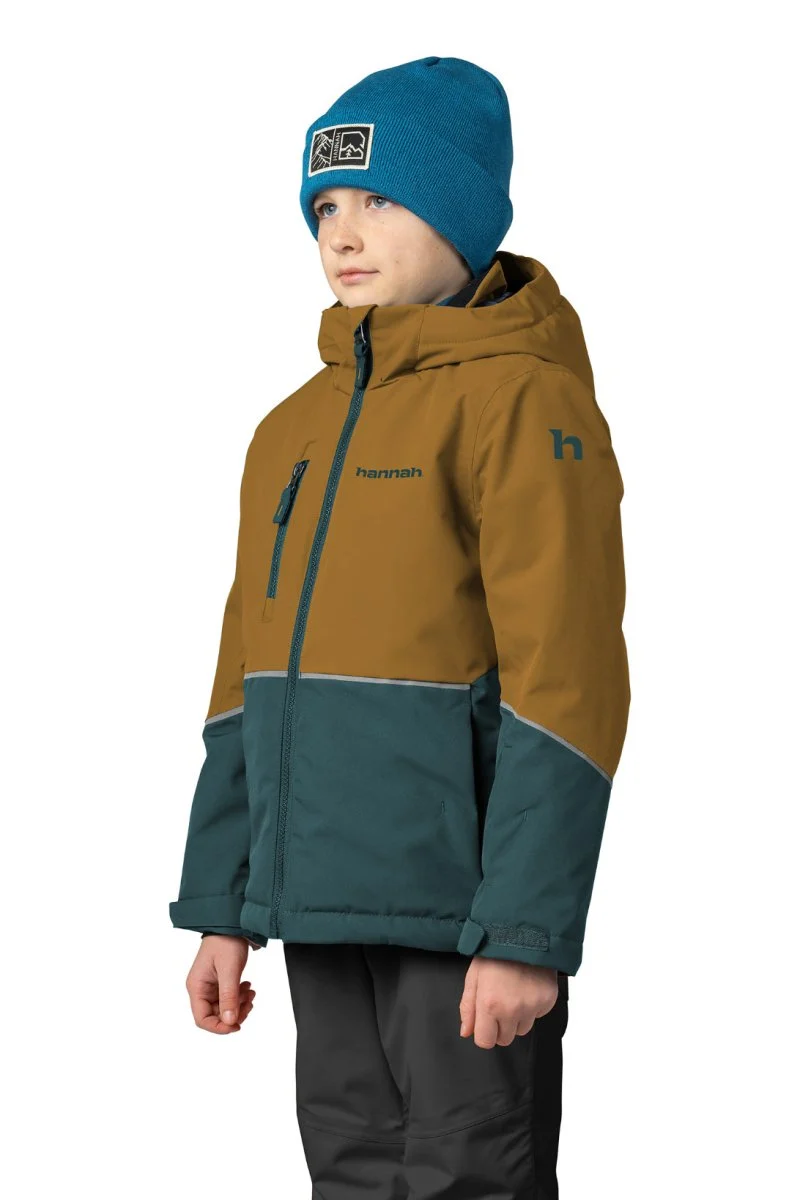 Veste imperméable / hardshell de randonnée DWR avec membrane Resstex et Duratherm classic "Hannah − ANAKIN JR"