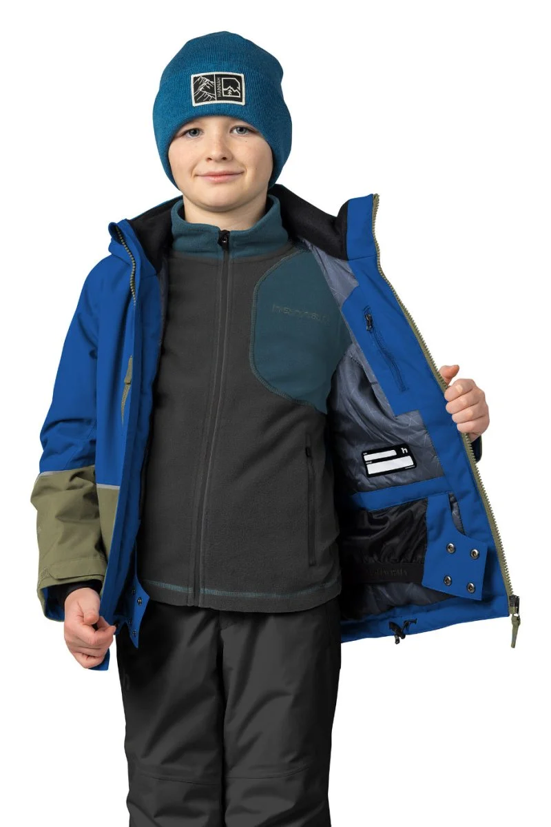 Veste imperméable / hardshell de randonnée DWR avec membrane Resstex et Duratherm classic "Hannah − ANAKIN JR"