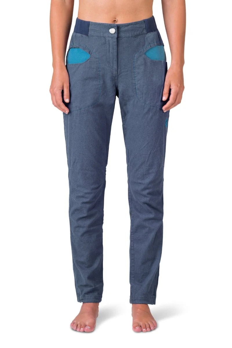Pantalon d'escalade et de randonnée en coton et lin pour femme "Rafiki − SHIVA"
