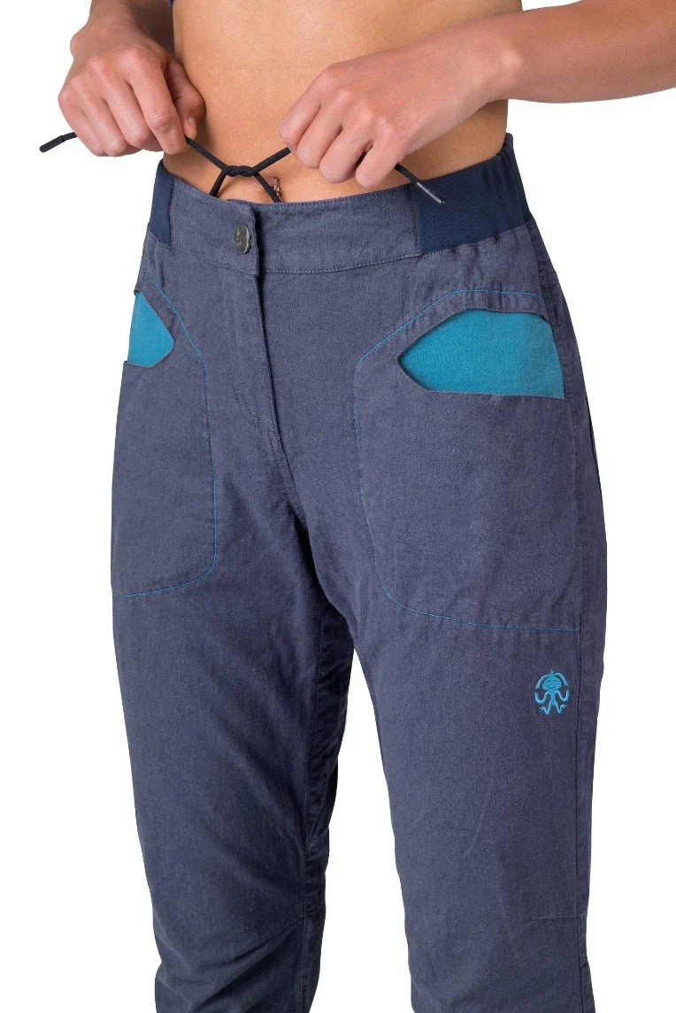 Pantalon d'escalade et de randonnée en coton et lin pour femme "Rafiki − SHIVA"