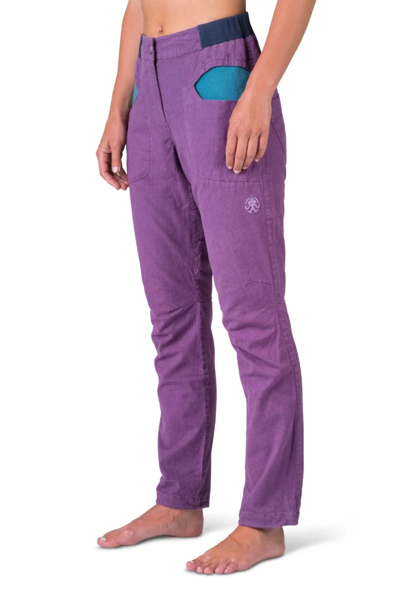 Pantalon d'escalade et de randonnée en coton et lin pour femme "Rafiki − SHIVA"