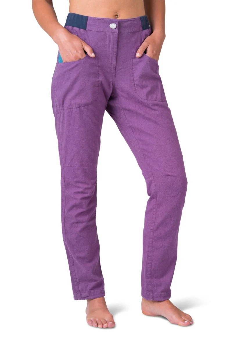 Pantalon d'escalade et de randonnée en coton et lin pour femme "Rafiki − SHIVA"
